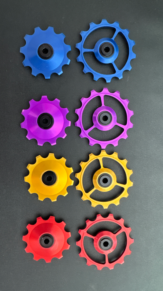 Oversized Jockey Wheels with Ceramic Bearings